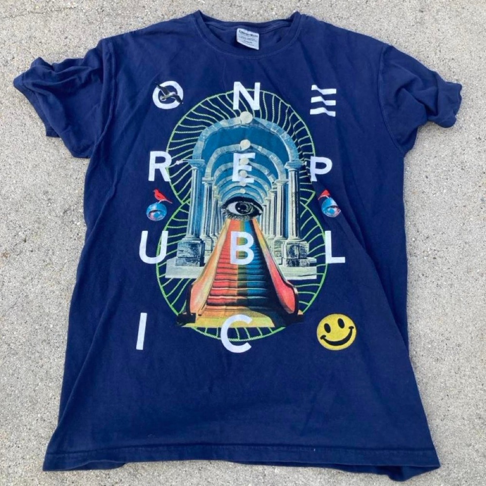 One Republic band tee with graphic Medium